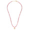 Pink Tourmaline Beaded Necklace