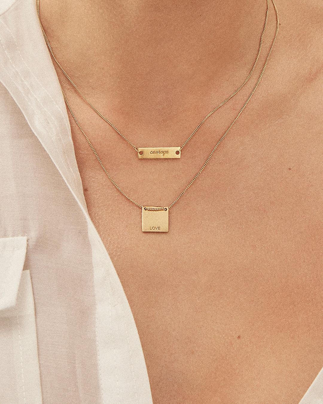 Engraved Necklace - Nicole Fendel