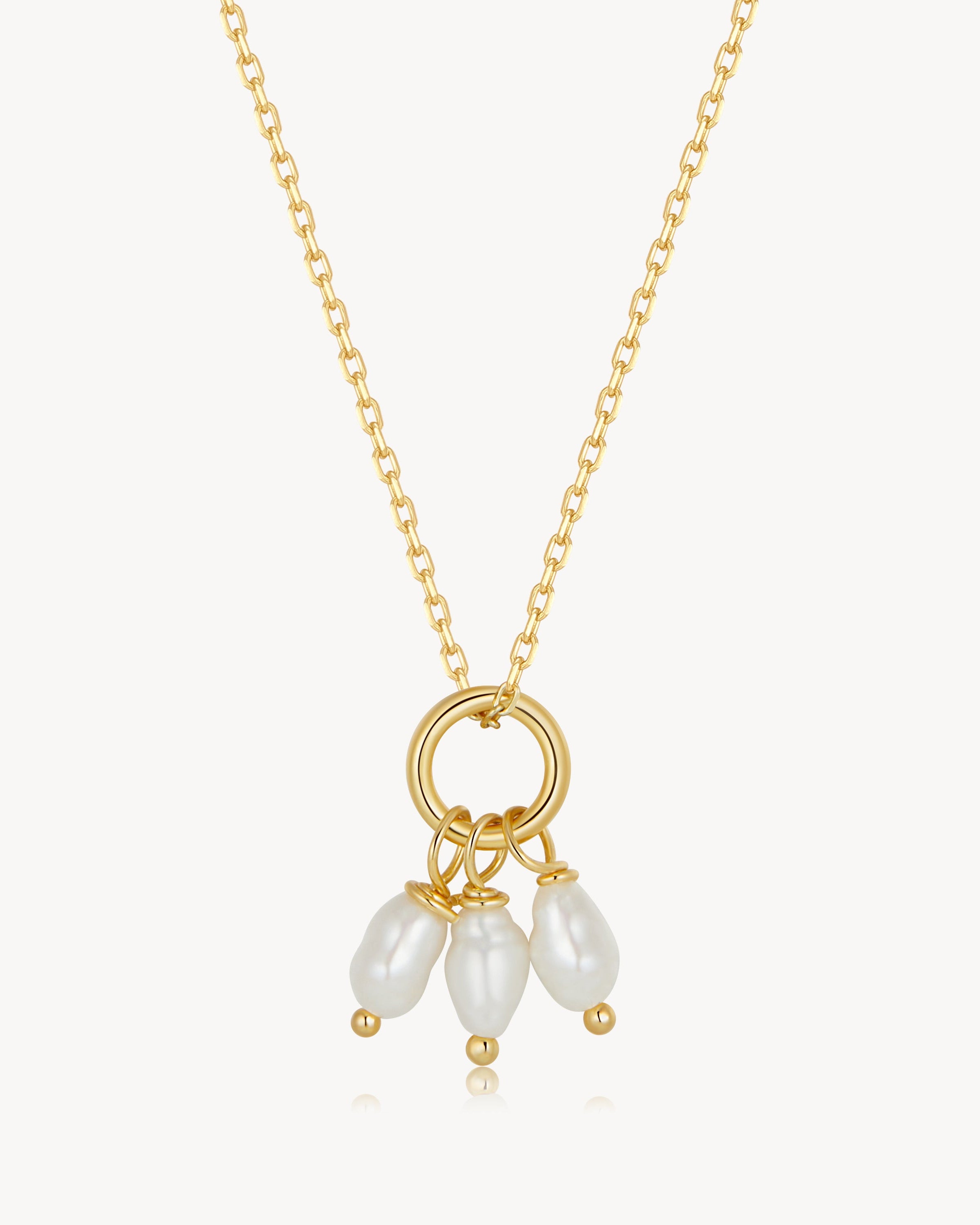 Pearl Cluster Necklace