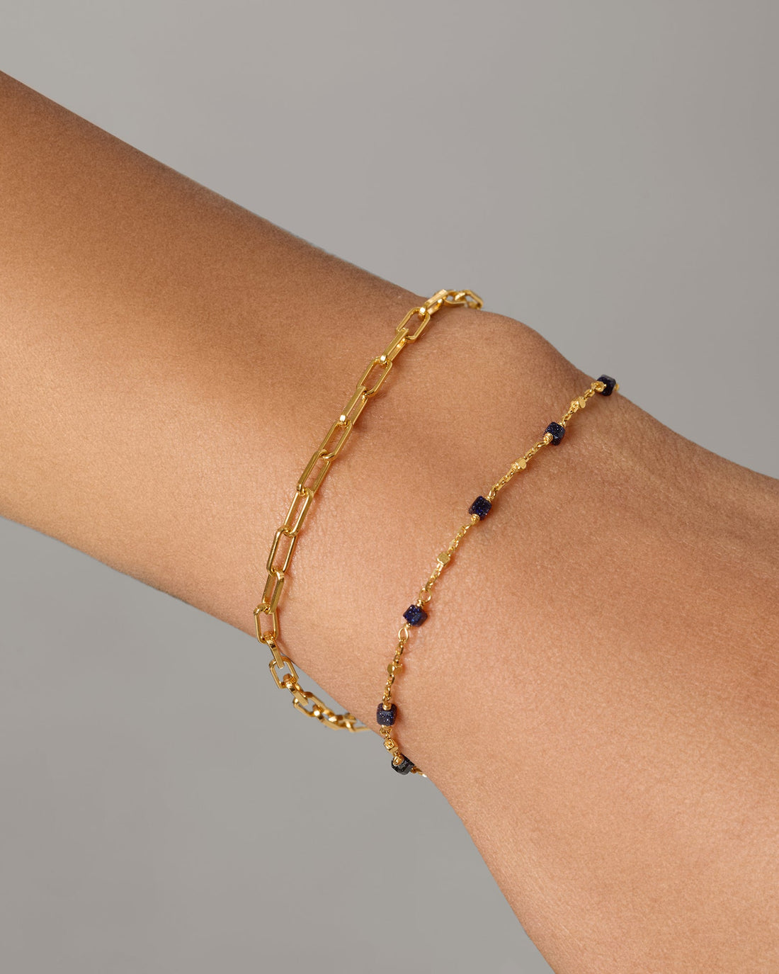 Fine Paperclip Bracelet