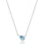 Aleah Blue CZ Necklace