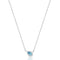 Aleah Blue CZ Necklace