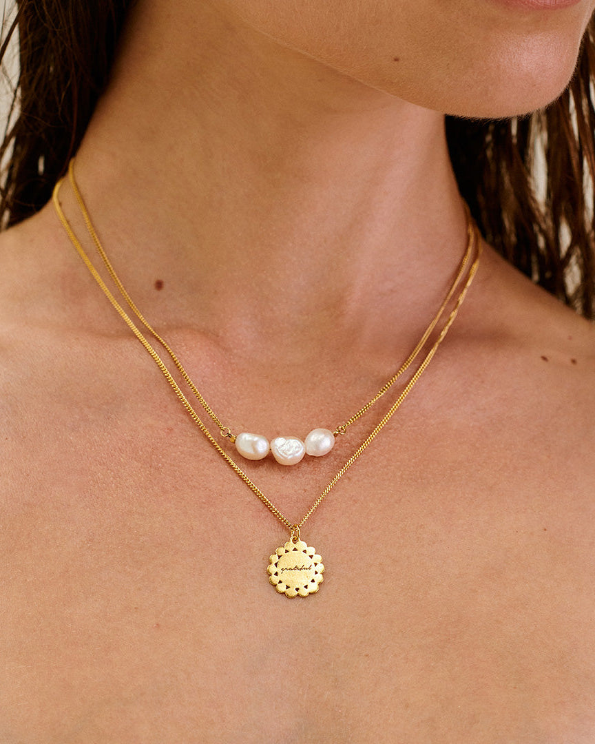 Trio Pearl Necklace