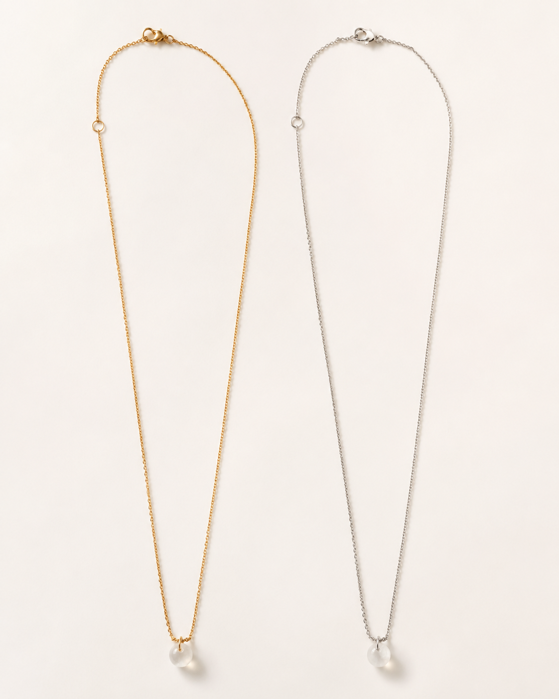 Moonstone Drop Necklace