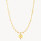 Goddess Link Necklace - Blue Sapphire