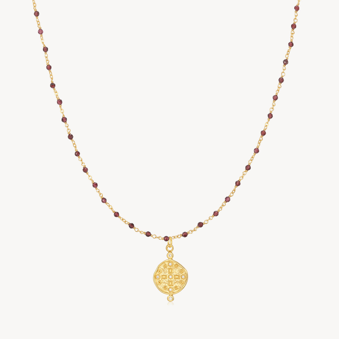 Earth Garnet Necklace – 60cm