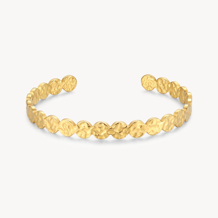 Bundle 4 - Perri Hoop, Earth Huggie, Hammered Coin Cuff