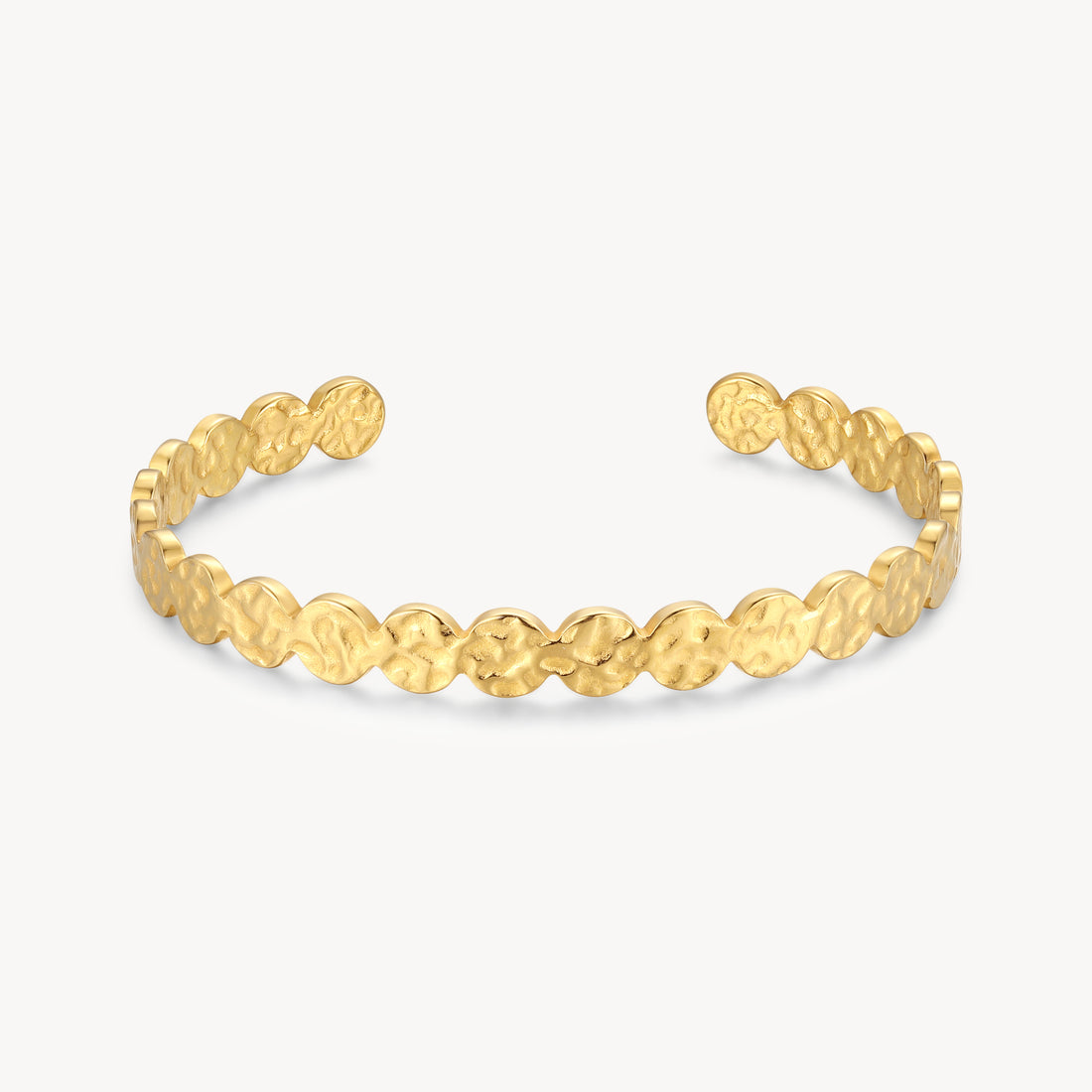 Bundle 4 - Perri Hoop, Earth Huggie, Hammered Coin Cuff