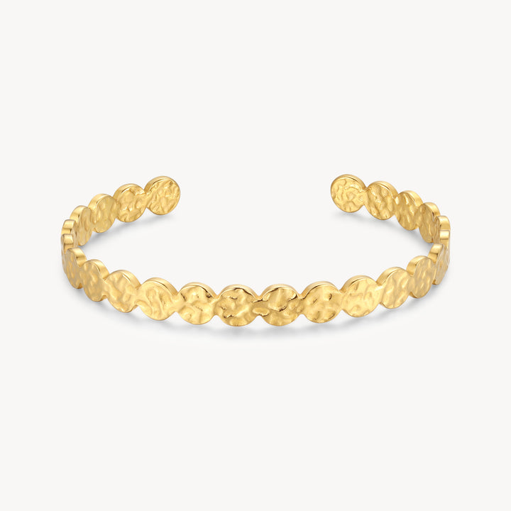 Bundle 4 - Perri Hoop, Earth Huggie, Hammered Coin Cuff