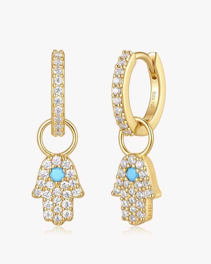 Hand Pave Hoop