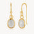 Lee Grey Moonstone Earrings