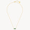 PRE ORDER Shipping from 5th November - Baguette Necklace Green Onyx