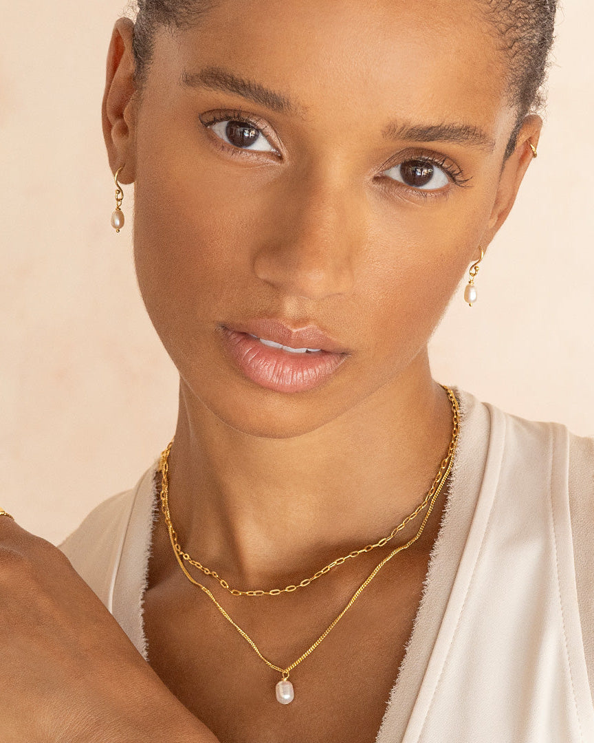 Dainty Pearl Earrings