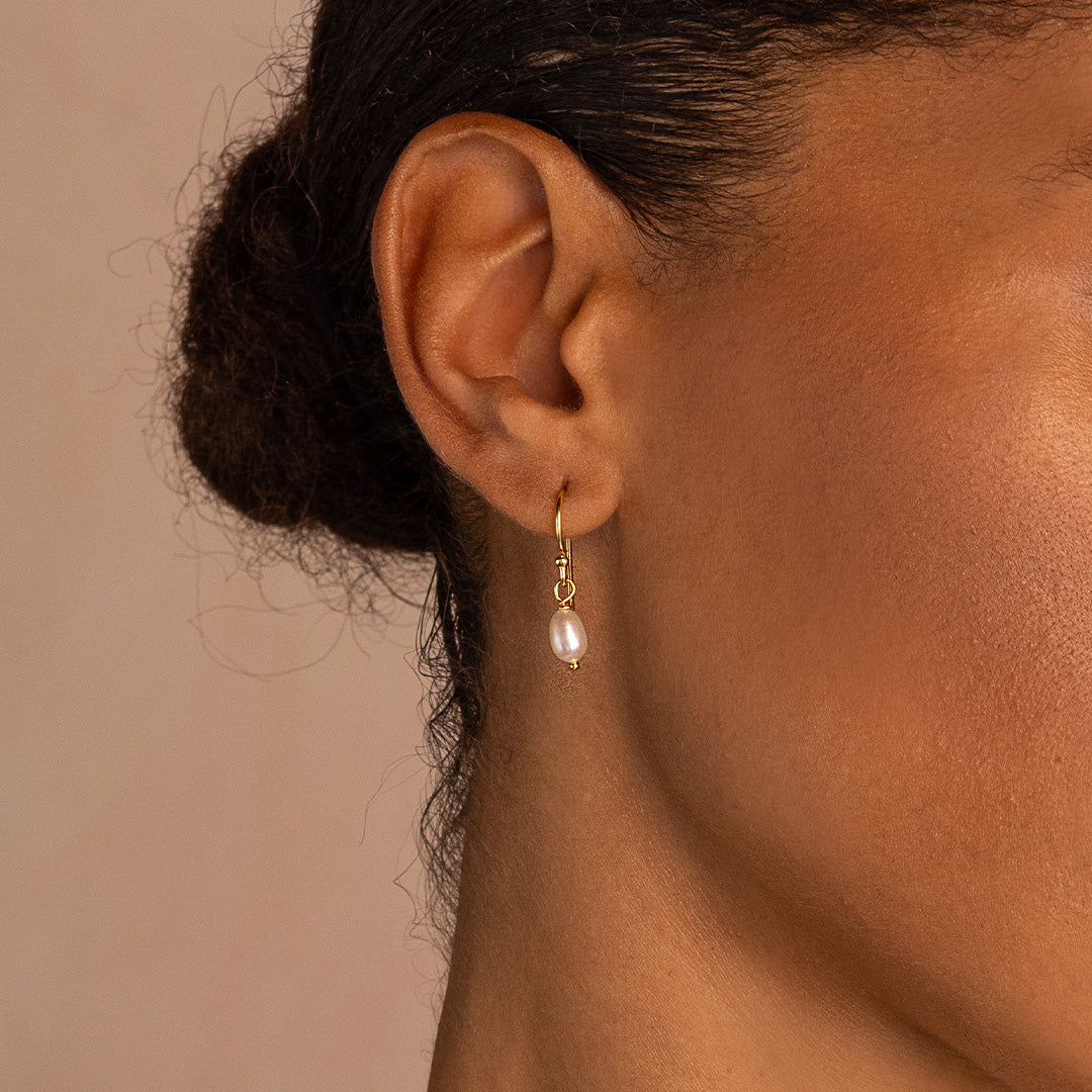 Dainty Pearl Earrings