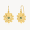 Daisy Earring - Green Adventurine