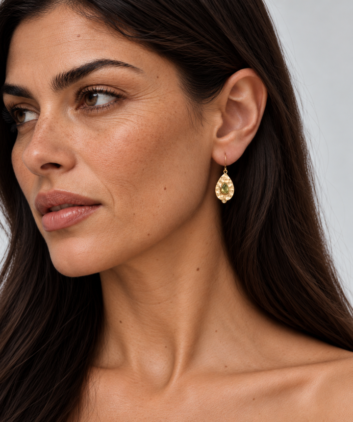 Teardrop Peridot & Citrine