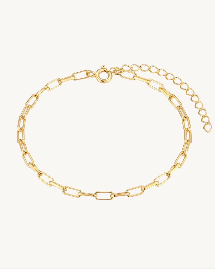Fine Paperclip Bracelet