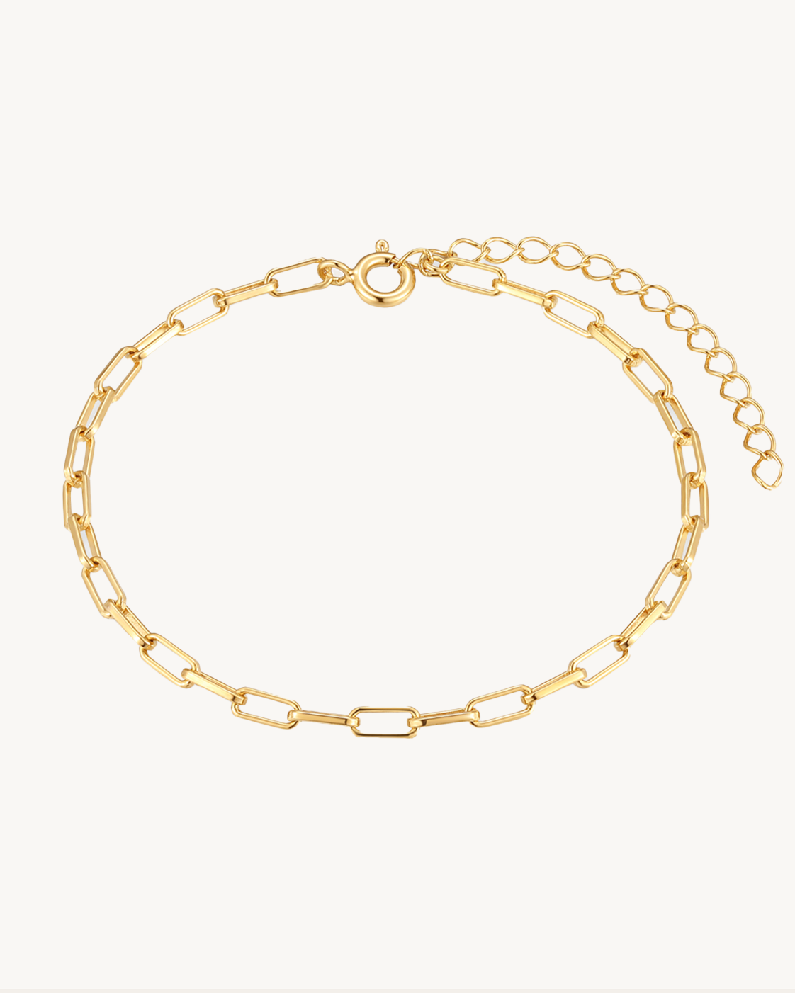 Fine Paperclip Bracelet