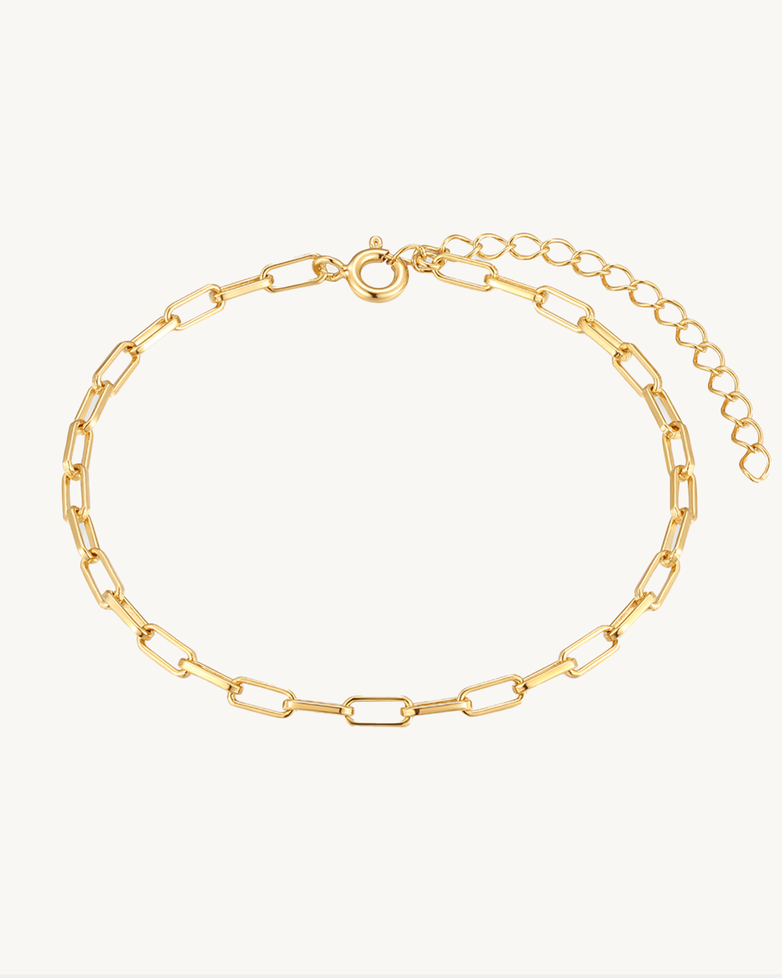 Fine Paperclip Bracelet