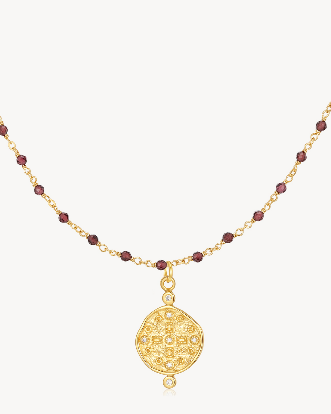 Earth Garnet Necklace – 60cm