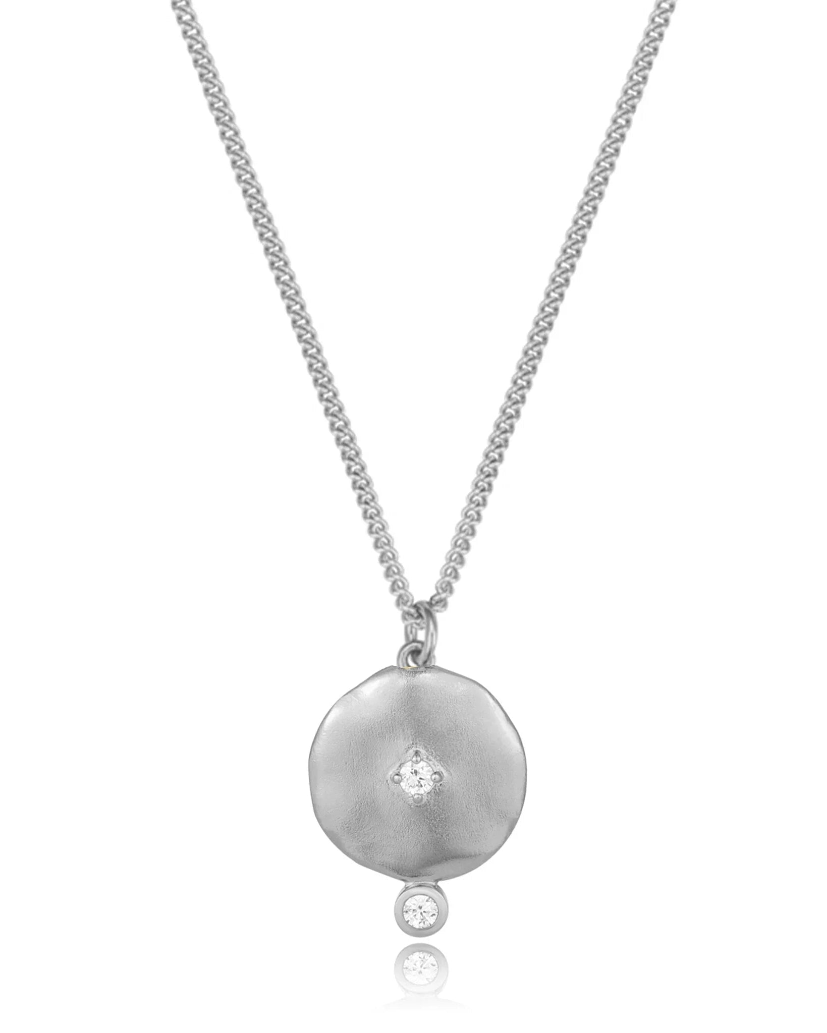 Goddess Necklace -White CZ