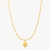 Goddess Link Necklace - White CZ