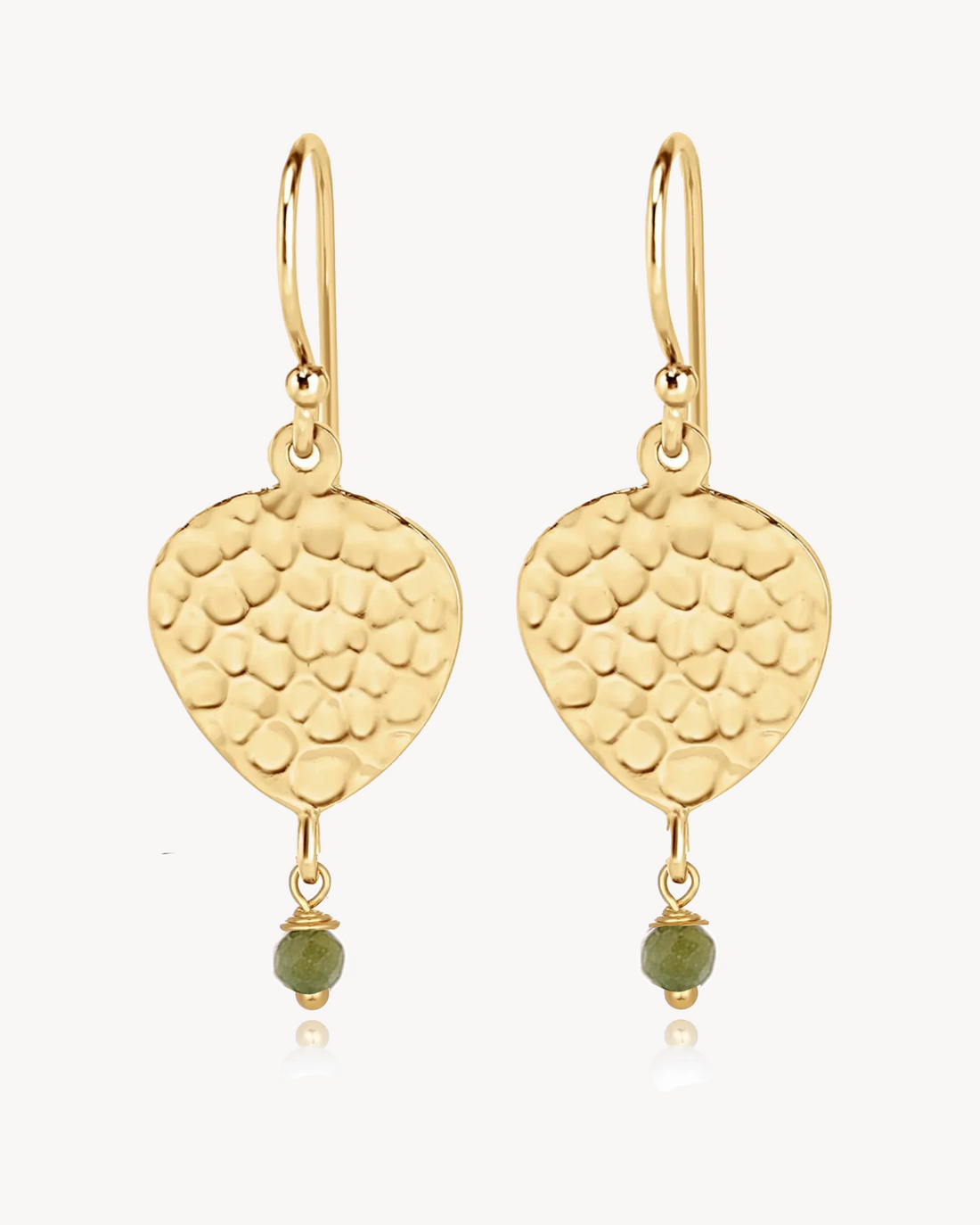 Maya Pearl Earring - Green Toumaline