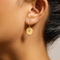 Pre Order Goddess Green Onyx Earring Green - 20th March. Silver Avail now