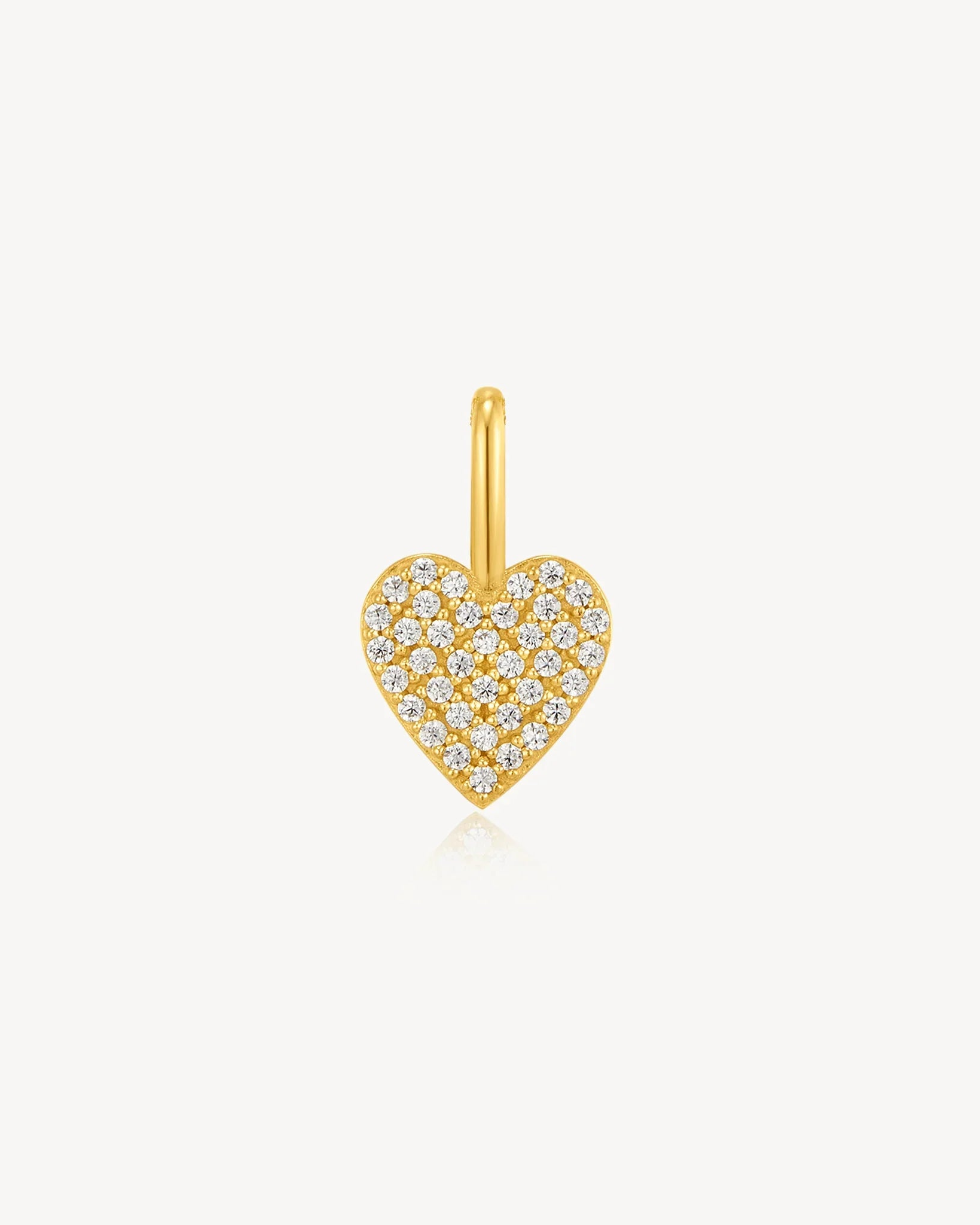 Pavé Heart Charm