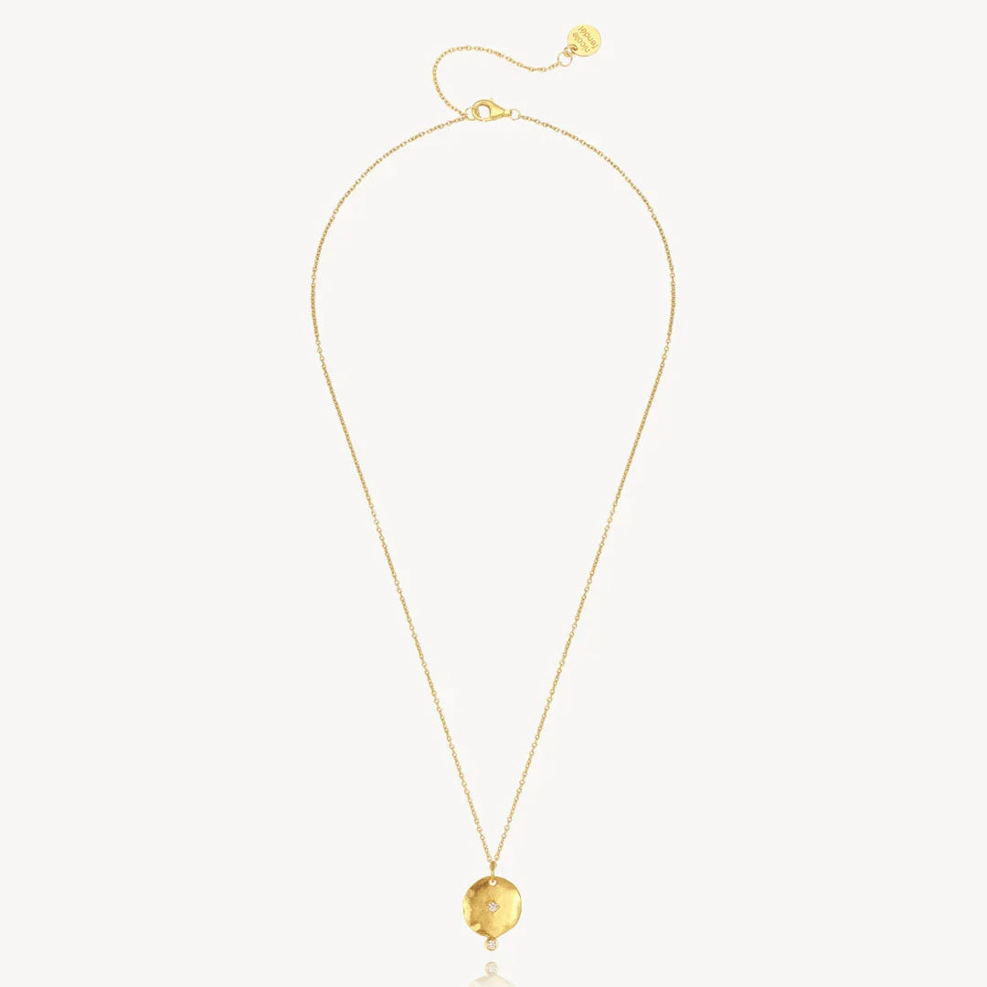 Goddess Necklace -White CZ