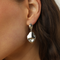 Molten Gemstone Earring