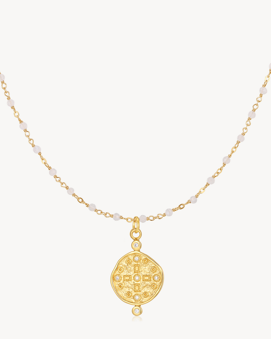 Earth Moonstone Necklace – 60cm