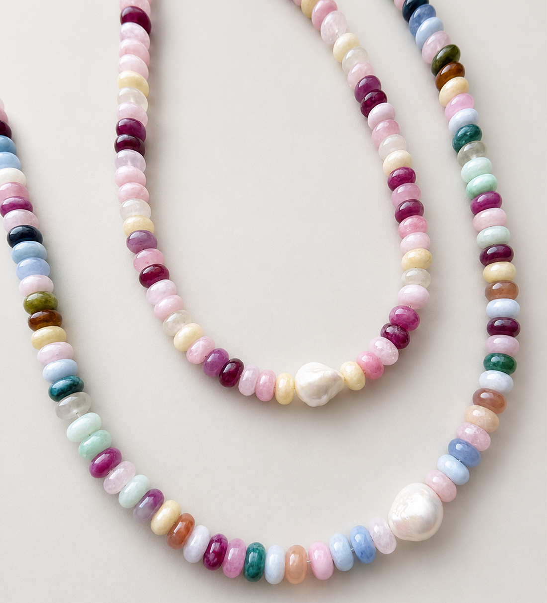 Spring Baroque Pearl Necklace