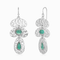 Nicola Medium Earring Green Agate