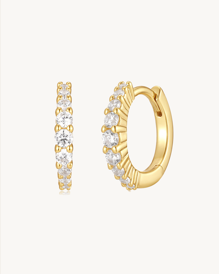 On trend Pavé Hoop