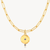 Goddess Link Necklace - Blue Sapphire