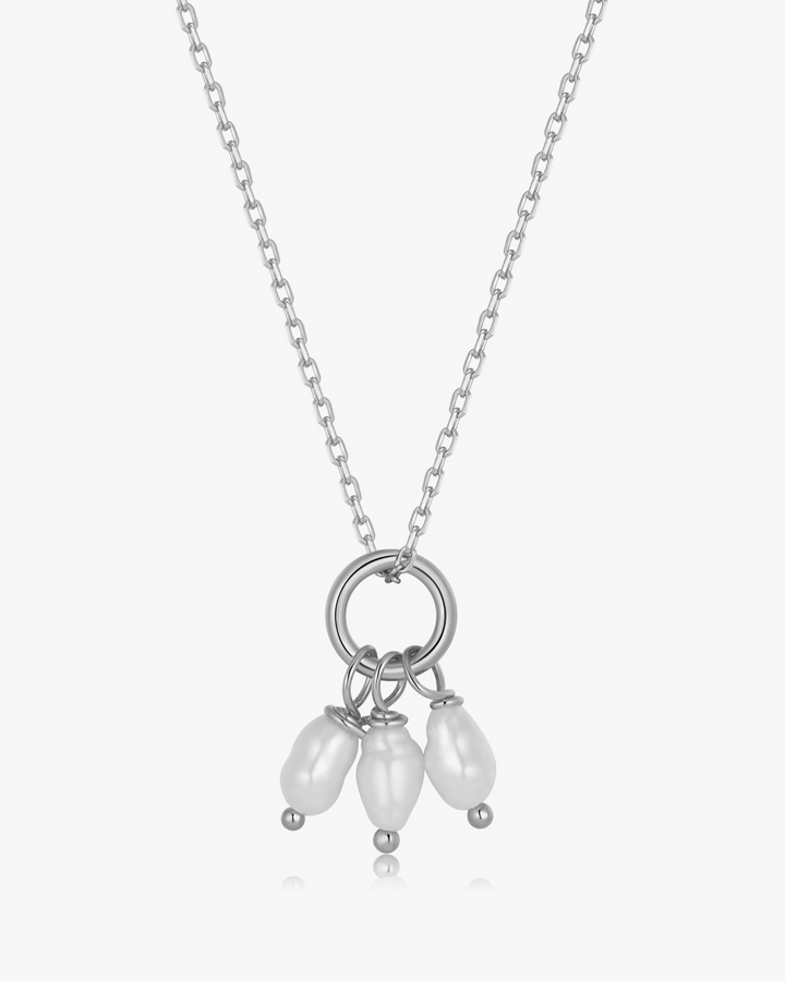 Pearl Cluster Necklace