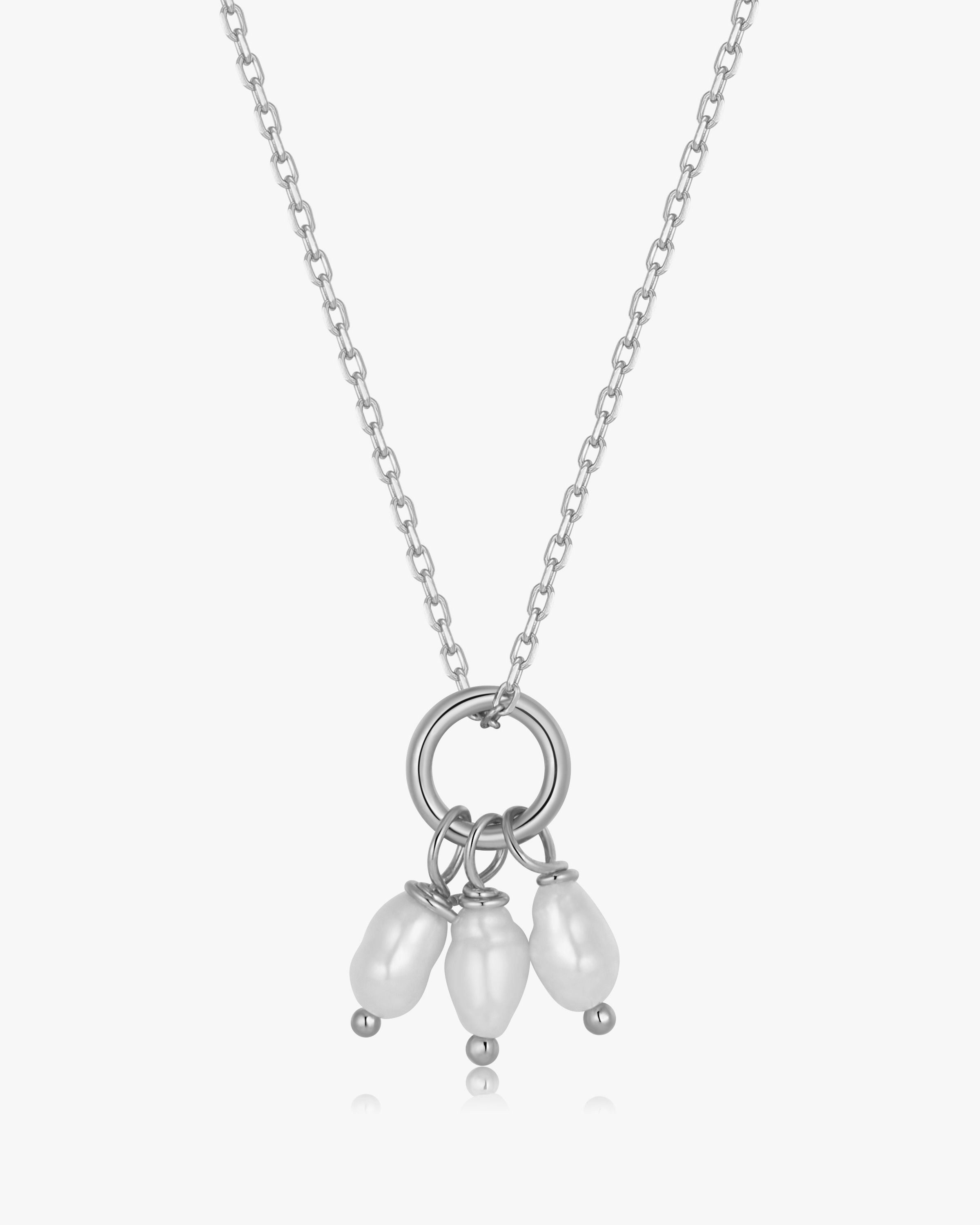 Pearl Cluster Necklace