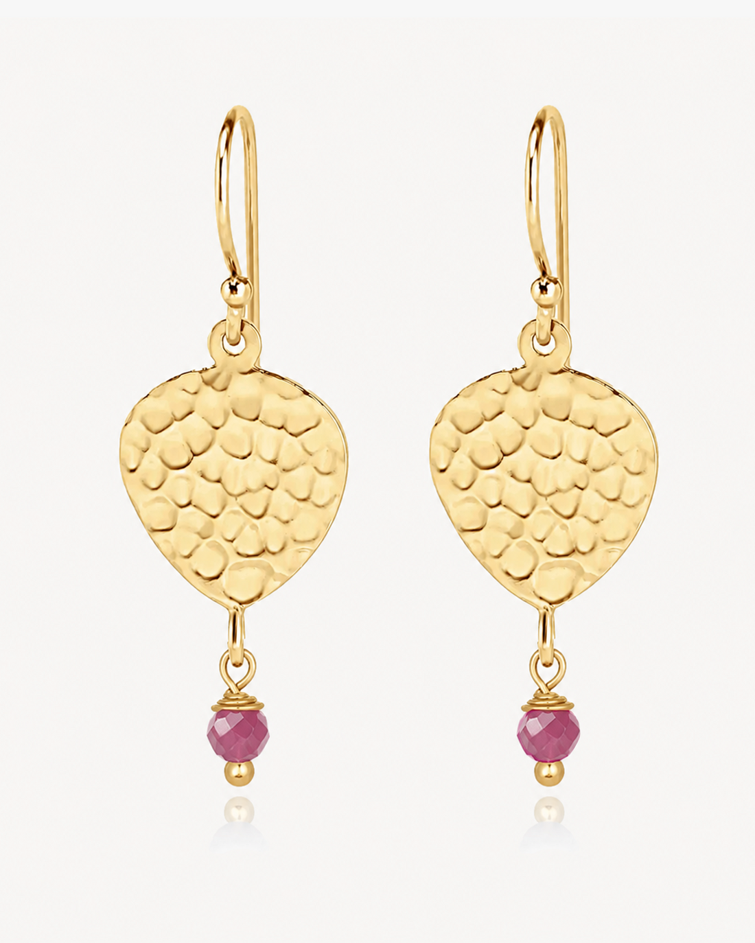 Maya Pearl Earring - Pink Tourmaline