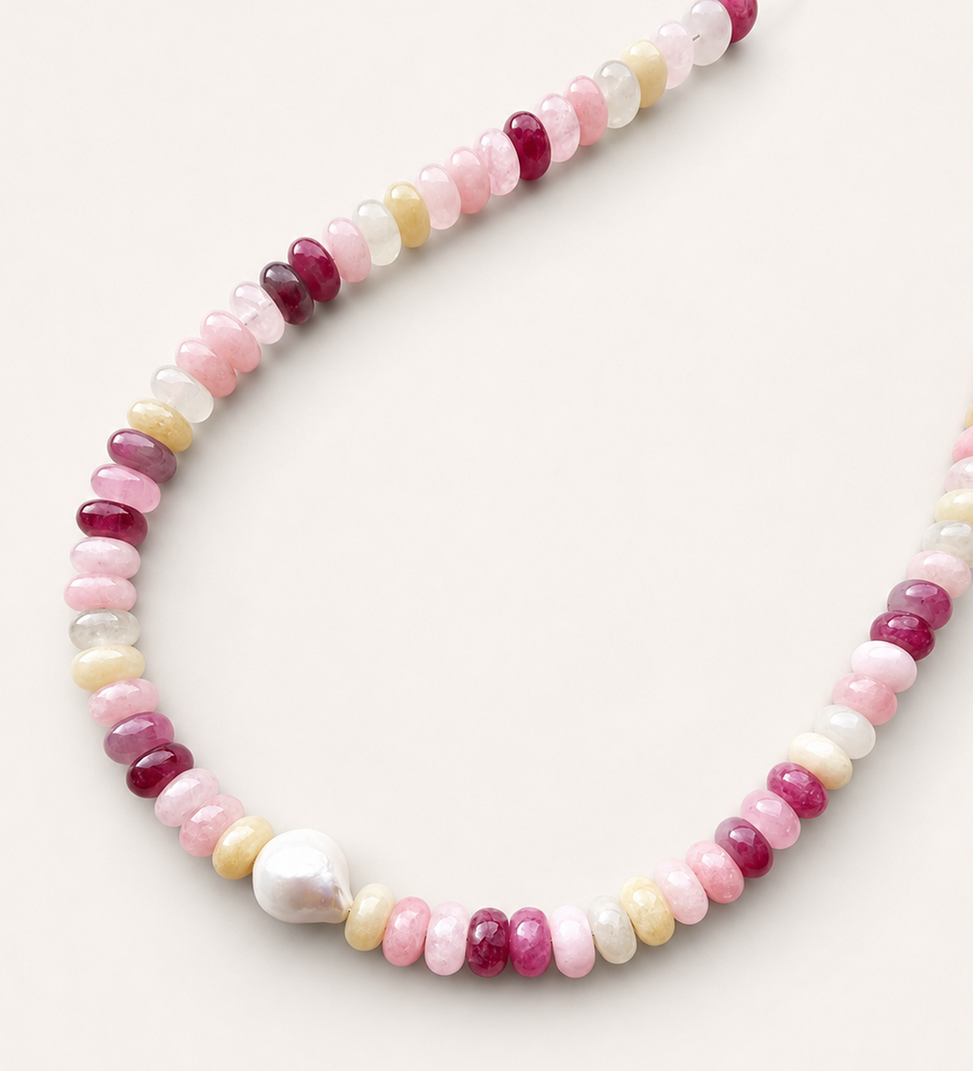 Sunset Baroque Pearl Necklace