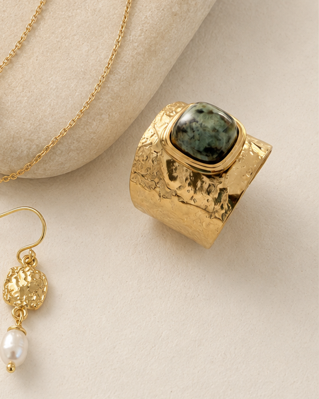 African Turquoise Ring