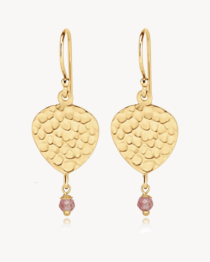 Maya Pearl Earring - Rose Toumaline