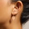 Limited Edition Rose Gold Goddess Earring - White CZ