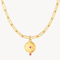Goddess Link Necklace - Ruby