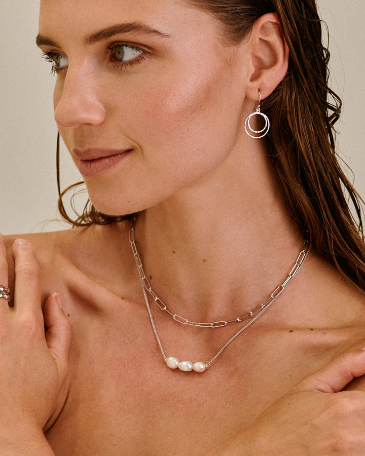 Trio Pearl Necklace