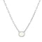 Silver Solare Moonstone Necklace