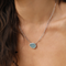 Celine Aqua Blue Necklace