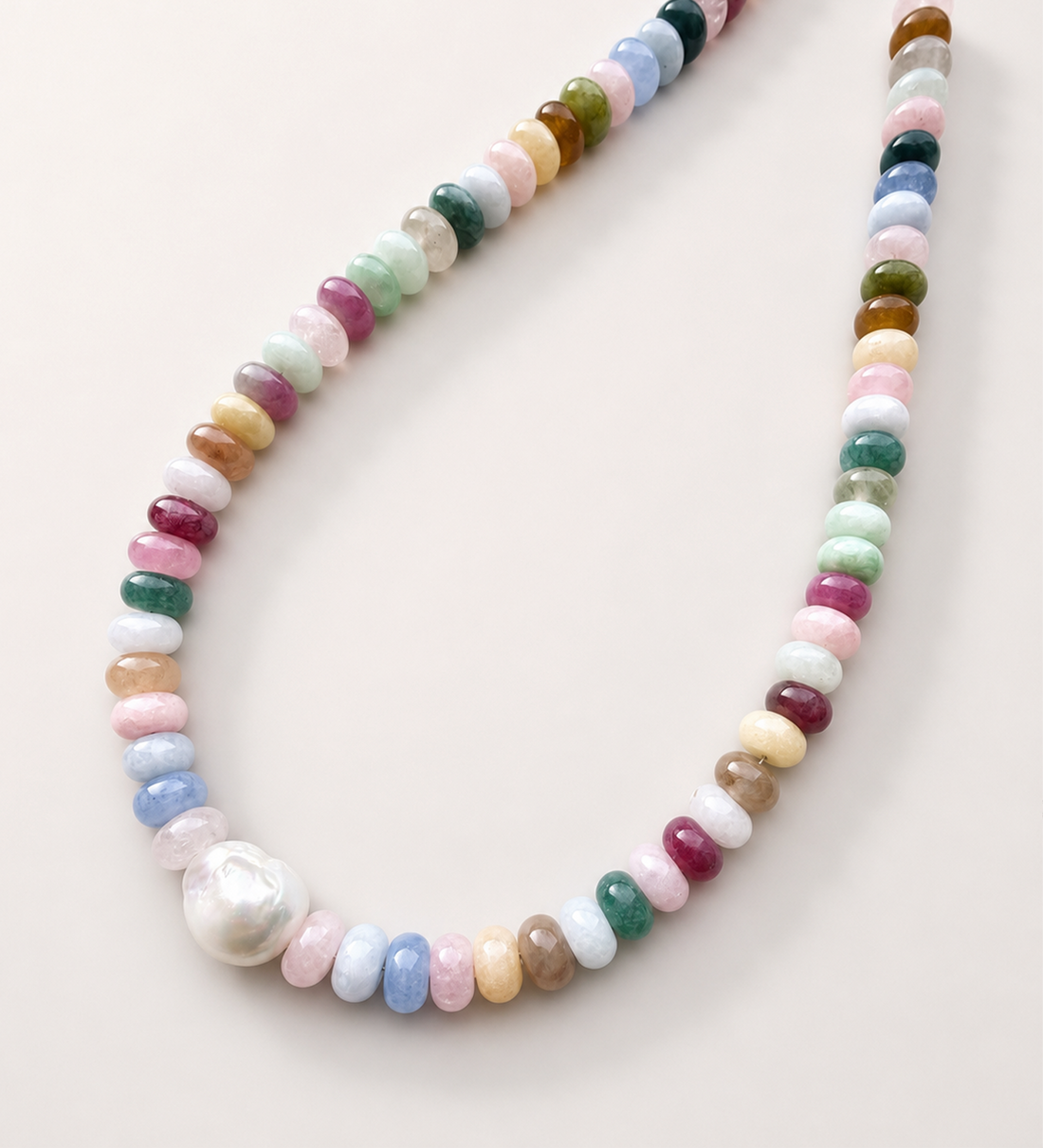 Spring Baroque Pearl Necklace