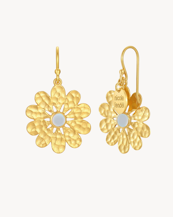 Daisy Earring Moonstone