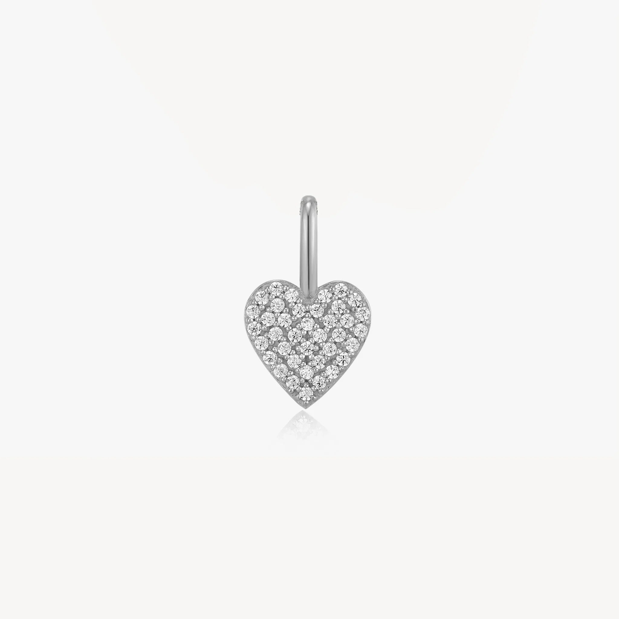 Pavé Heart Charm